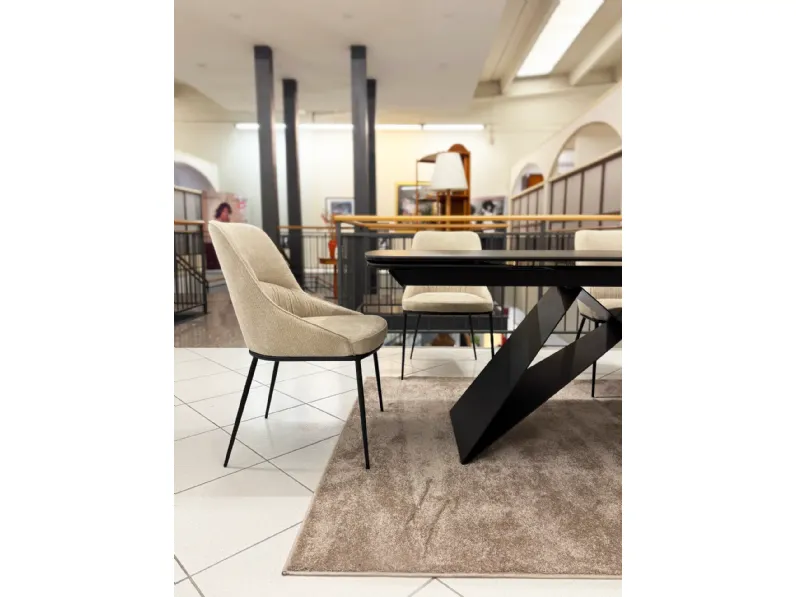 Sedia in metallo poltroncina Ginevra in Offerta Outlet