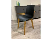 Sedia Quattro Talya, massello e policarbonato. FGF Mobili, scontata! Prezzi outlet.
