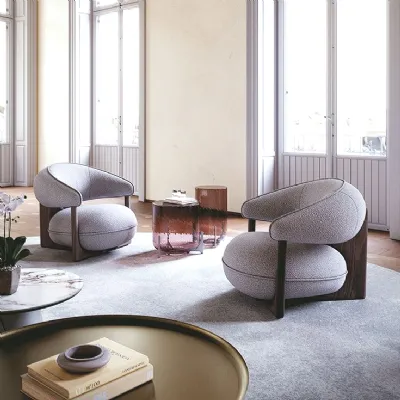Sedia in legno modello Ruby lounge di Cattelan italia 