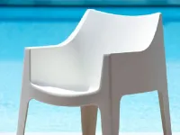 Sedia da giardino realizzata in plastica Coccolona di Scab 