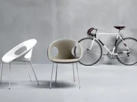 Sedia in plastica modello Drop di Scab 