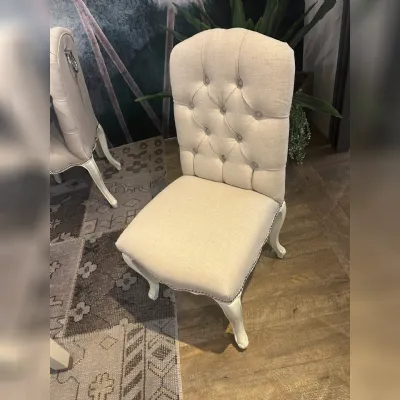 Sedia Sedia imbottita con anello  Dialma brown con uno sconto vantaggioso