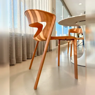 Sedia modello Sedia kikka caramello  a marchio Kastel scontata del 16%