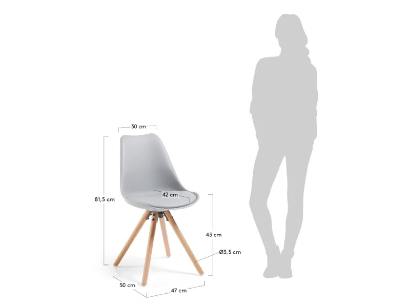 Sedia lars Julia in OFFERTA OUTLET