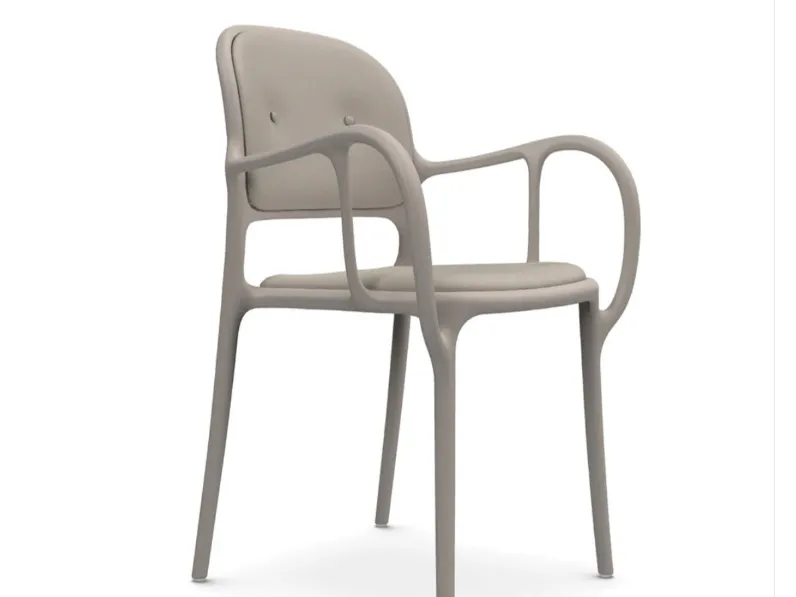 Sedia Magis Sedia mila' con cuscini beige magis a PREZZO OUTLET