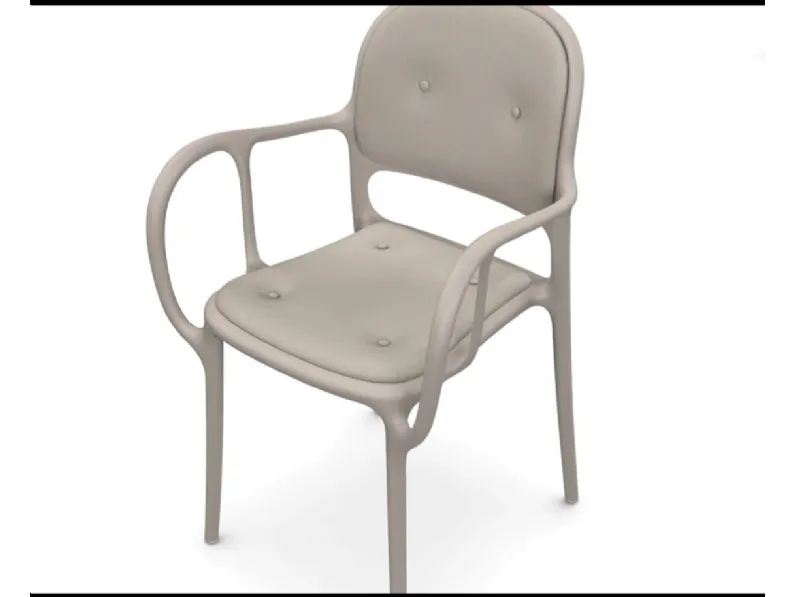 Sedia Magis Sedia mila' con cuscini beige magis a PREZZO OUTLET