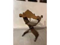 Sedia Sedia savonarola noce  Artigianale con uno sconto vantaggioso