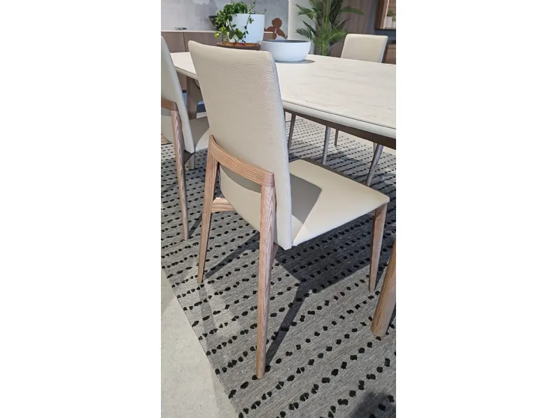 Sedia con schienale alto Sedia tomasella york di Tomasella a prezzo Outlet