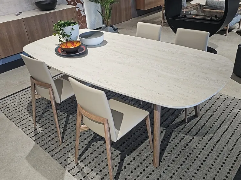 Sedia con schienale alto Sedia tomasella york di Tomasella a prezzo Outlet