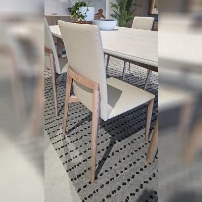 Sedia con schienale alto Sedia tomasella york di Tomasella a prezzo Outlet