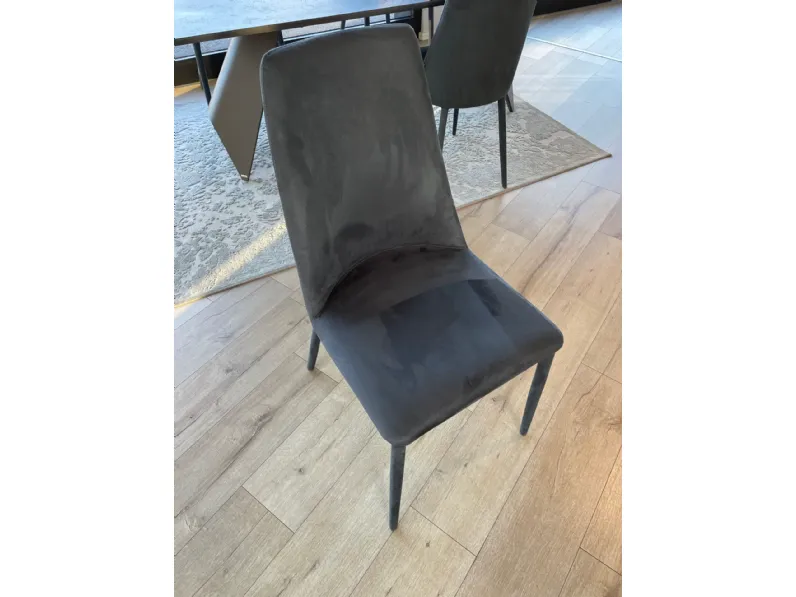 Sedia senza braccioli Sedie scavolini mod dafne nabuk di Scavolini a prezzo scontato