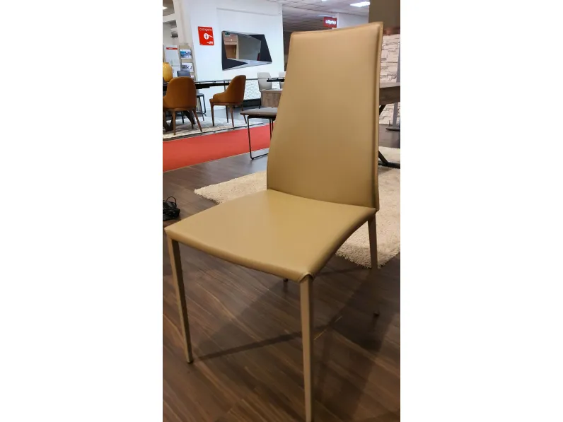 Sedia senza braccioli Aida Calligaris a prezzo Outlet