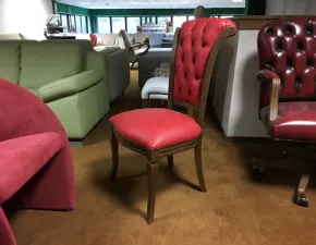 Sedia senza braccioli Aurora Vama divani in Offerta Outlet