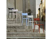 Sedia senza braccioli Catwalk Kartell a prezzo Outlet