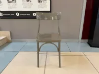 Sedia da soggiorno realizzata in laccata Catwalk di Kartell 