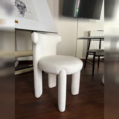 Sedia senza braccioli Cosette di Meridiani in Offerta Outlet