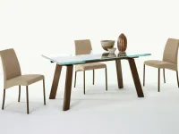 Sedia senza braccioli Elias di Ingenia a prezzo Outlet