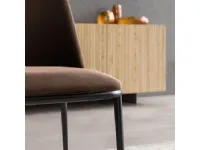Sedia senza braccioli Felis di Fgf mobili a prezzo Outlet