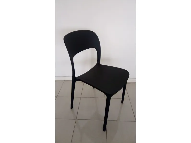 Sedia senza braccioli Gipsy di Bontempi a prezzo Outlet