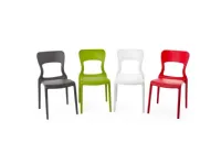 Sedia senza braccioli Helios Connubia a prezzo ribassato