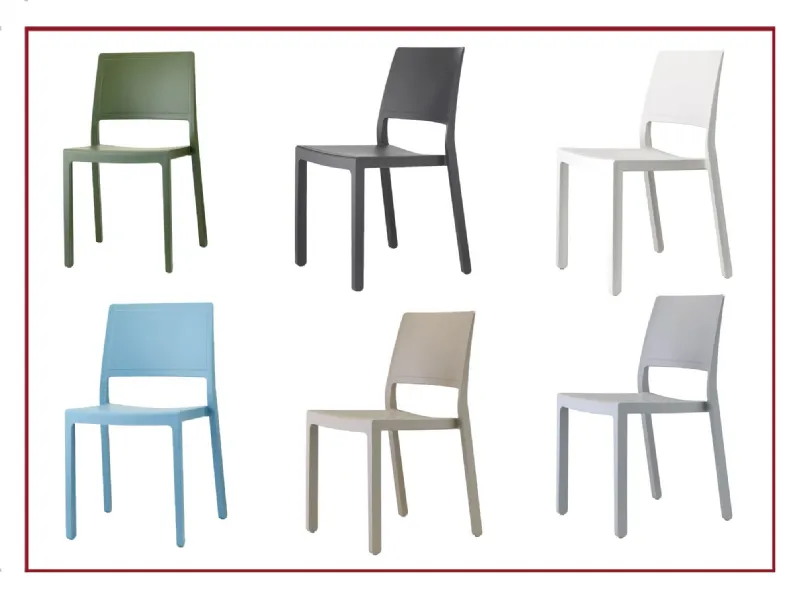 Sedia Kate Scab in OFFERTA OUTLET -25%
