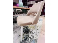 Sedia senza braccioli Lella di Di lazzaro in Offerta Outlet