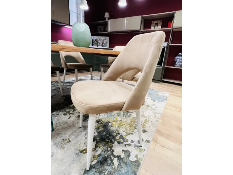 Sedia senza braccioli Lella di Di lazzaro in Offerta Outlet