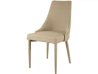 Sedia senza braccioli Mobilike ml207 Artigianale a prezzo scontato