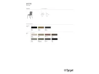 Sedia senza braccioli modello Akita a prezzo riservato 