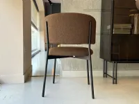 Sedia da soggiorno realizzata in tessuto Flex di Calligaris 