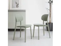 Sedia da cucina realizzata in plastica Salamanca di Target point 