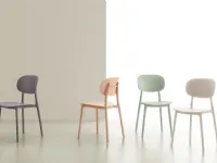 Sedia da cucina realizzata in plastica Salamanca di Target point 