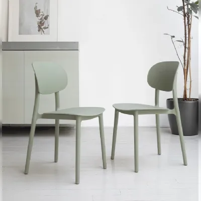 Sedia da cucina realizzata in plastica Salamanca di Target point 