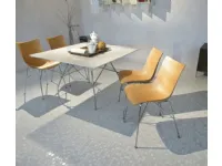 Sedia P wood set sedie in legno curvato 3d kartell di Kartell in OFFERTA OUTLET -29%