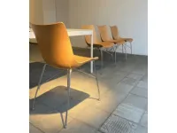 Sedia senza braccioli P wood set sedie in legno curvato 3d kartell di Kartell a prezzo ribassato
