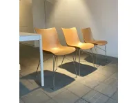 Sedia senza braccioli P wood set sedie in legno curvato 3d kartell di Kartell a prezzo ribassato