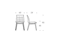 Offerta Outlet: sedia Pop Tonin Casa senza braccioli, per arredare con stile!