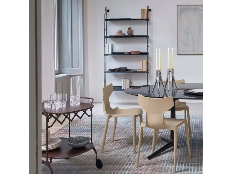 Sedia da soggiorno Re-chair Kartell a prezzo Outlet 