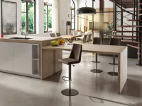 Sedia Seattle sg da cucina realizzata in ecopelle scontata del 45%