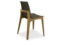 Sedia modello Sedia legno laccato sedile plastica a marchio Mobilia web scontata del 73%