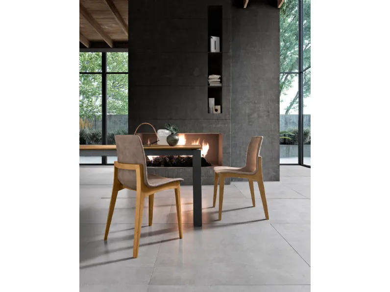 Sedia modello Sedia legno laccato sedile plastica a marchio Mobilia web scontata del 73%