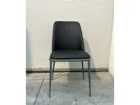 Sedia in ecopelle senza braccioli Sedia moderna imbottita in Offerta Outlet