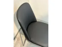 Sedia in ecopelle senza braccioli Sedia moderna imbottita in Offerta Outlet