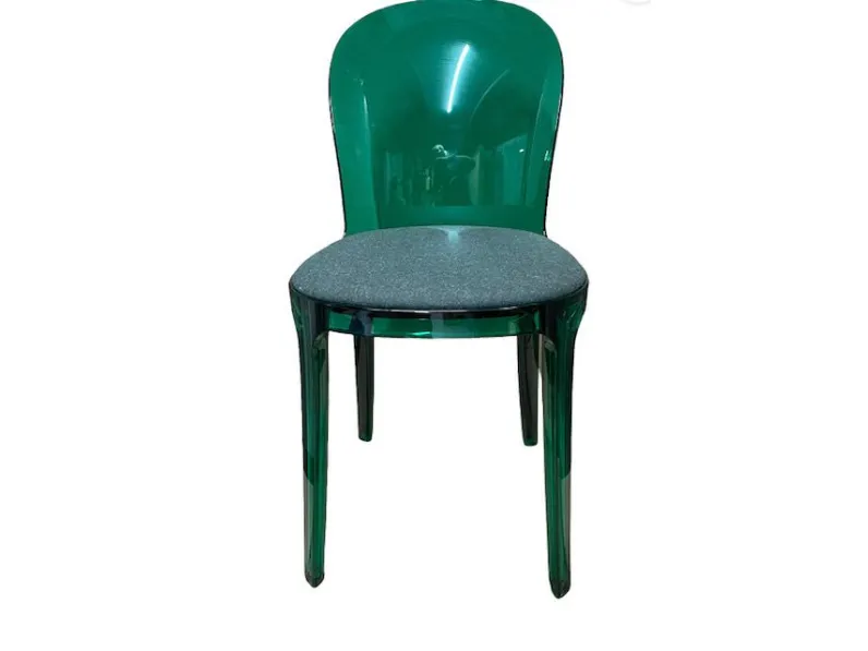 Sedia Murano Verde Magis: 65% di sconto. Perfetta per l'arredo di un soggiorno.