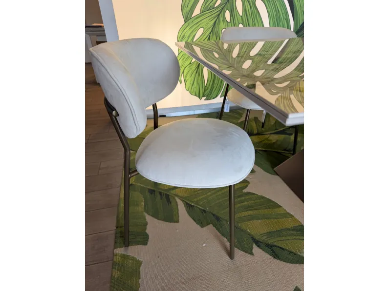 Sedia senza braccioli Sienna di Bontempi in Offerta Outlet