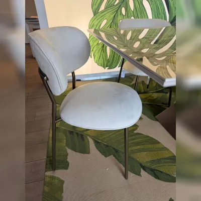 Sedia senza braccioli Sienna di Bontempi in Offerta Outlet