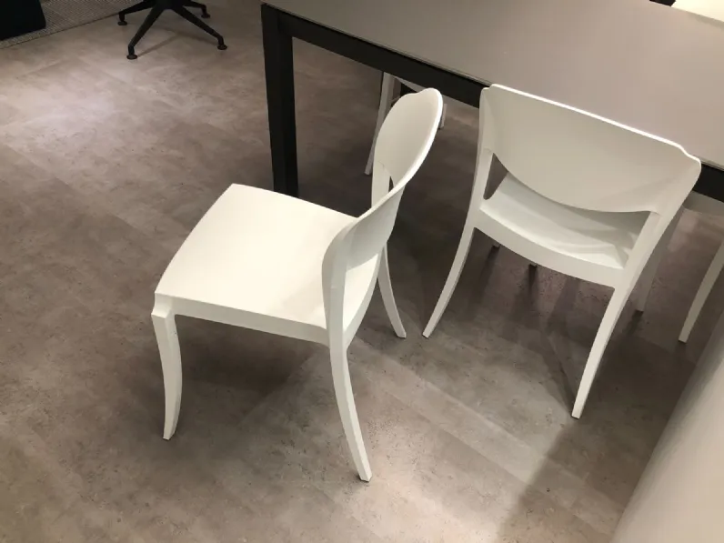 Sedia senza braccioli Strass Green in Offerta Outlet