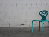 Sedia senza braccioli Una supernatural turquoise  Moroso a prezzo scontato