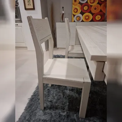 Sedia senza braccioli Wood Mirandola a prezzo ribassato
