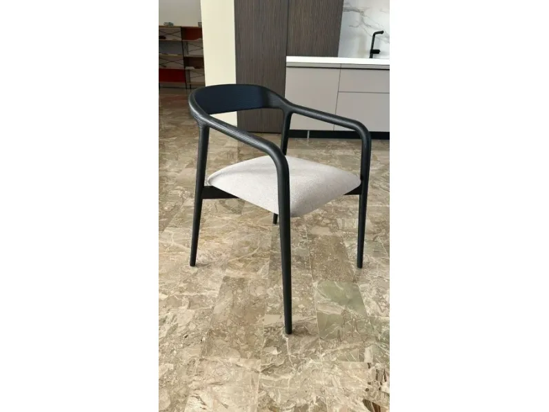 SEDIA Horm Set 4 sedie con braccioli horm velasca a PREZZO OUTLET